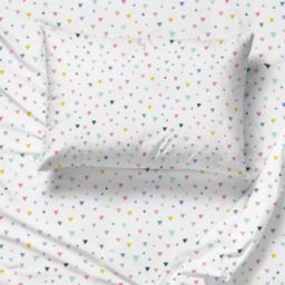 Saturday Park Multicolor Triangles 100% Organic Cotton Sheet Set