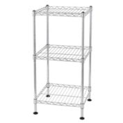 Stock Preferred Wire Shelving Rack Household Storage 3 Layer