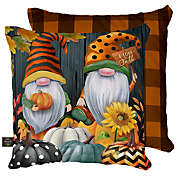 Infinty Merch 17&quot; x 17&quot; Fall Gnomes Decorative Pillow