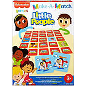 Make-A-Match Card Game with Little People Theme, Multi-Level Rummy Style Play, 56 Cards