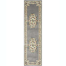 Nourison Aubusson ABS1 Indoor only Area Rug - Grey 2'2