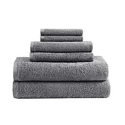 Clean Spaces. 100% Cotton Solid 6PC Towel Set.