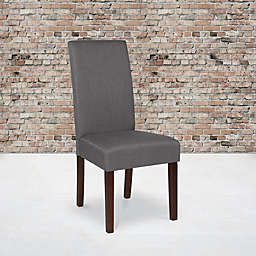 Flash Furniture Greenwich Series Light Gray Fabric Parsons Chair
