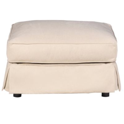 Besthom Horizon Tan Upholstered Ottoman