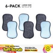 Infinity Merch 10Pcs Microfiber Kitchen Scrub Sponges in Random Colors