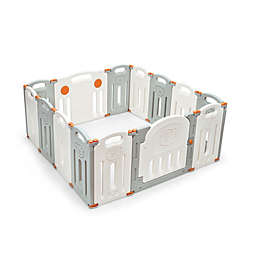 Costway Foldable Baby Playpen 14 Panel Activity Center Safety Child Yard