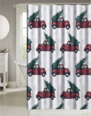 Shower Curtain Bed Bath, Santa Shower Curtain Liner