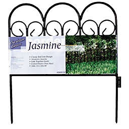 Garden Zone Origin Point Jasmine Classic Decorative Steel Landscape Border Fence Section