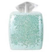 Mosaic Glass Tissue Holder   Decorative Tissue Cover   Bathroom Accessory   Square Box G