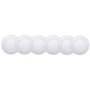 Xtricity - Set of 6 LED Recessed Lights, 4 &#39;&#39; Diameter, Dimmable, 10W, 5000K Daylight