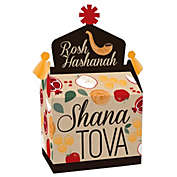 Big Dot of Happiness Rosh Hashanah - Treat Box Party Favors - New Year Goodie Gable Boxes - Set of 12