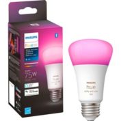 Hue White and Color Ambiance A19 Bluetooth 75W Smart LED Bulb