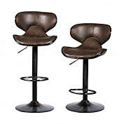 Costway Set of 2 Adjustable Bar Stools for Counter