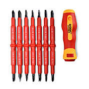 Agptek 7 Pieces Insulated Electrical Screwdriver Repair Tool Kit for Phillips