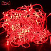 Stock Preferred 32FT Christmas Tree Fairy String Party Lights in Red