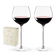 Twine Linger Crystal Red Wine Glass Set