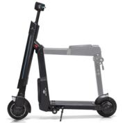 Slickblue LED Folding Electric Scooter with Removable Seat