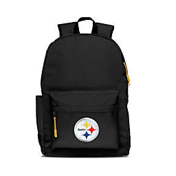 Mojo Licensing LLC Pittsburgh Steelers Campus Backpack - Ideal for the Gym, Work, Hiking, Travel, School, Weekends, and Commuting