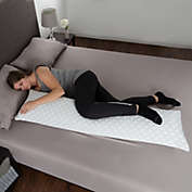 Lavish Home Memory Foam Body Pillow Side Sleepers Aching Legs RLS Zippered Cooling Cover