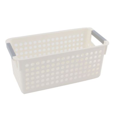Large Lace Plastic Storage Basket Box Stackable Basket Boxes Container S4C0 