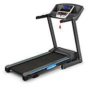 Costway-CA 2.25 HP Folding Electric Motorized Power Treadmill Machine with LCD Display
