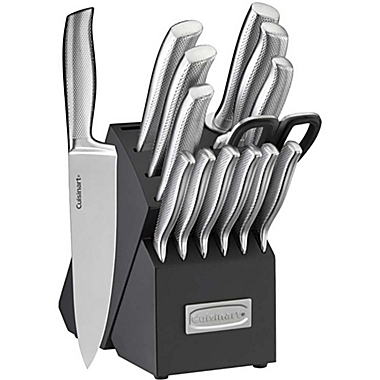 Cuisinart 15PK 15-Piece Stainless Steel Hollow Handle Cutlery Block Set. View a larger version of this product image.