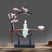Stock Preferred LED Lamp Backflow Incense Burner Colorful