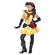 Fun World Girl&#39;s Yellow and Black Gothic Beauty Halloween Costume - Size Medium