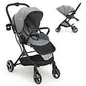 Slickblue High Landscape Foldable Baby Stroller with Reversible Reclining Seat