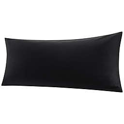 PiccoCasa Hidden Zipper Soft 1-Pack Cotton Pillowcases, Black 20
