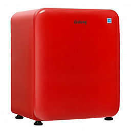Costway 2.4 Cu.Ft. Compact Refrigerator Auto Defrost Mini Fridge Reversible Door-Red