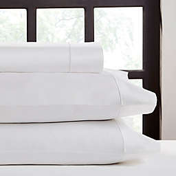 Perthshire Platinum Concepts 1000 Thread Count Solid Sateen Sheet - 4 Piece Set - King, White