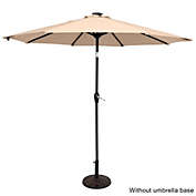 Inq Boutique 9FT Light Umbrella Waterproof Folding Sunshade Top Color