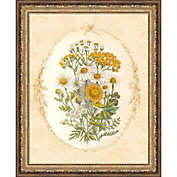 Great Art Now Gentle Soul Bouquet I by Wild Apple Portfolio 14.75 -Inch x 18-Inch Framed Wall Art