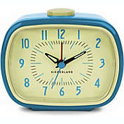 Kikkerland Retro Alarm Clock Blue