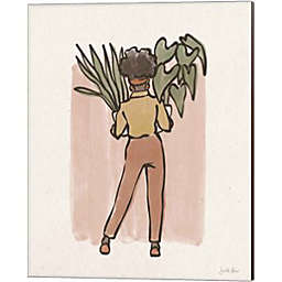 Great Art Now Plant Ladies I by Janelle Penner 16-Inch x 20-Inch Canvas Wall Art