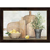 Great Art Now Rustic Kitchen by Julia Purinton 27 -Inch x 19-Inch Framed Wall Art