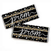 Big Dot of Happiness Prom - Candy Bar Wrapper Prom Night Party Favors - Set of 24