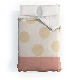 Deny Designs Georgiana Paraschiv Minimal Gold Dots Comforter