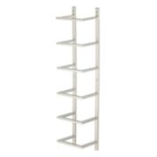 mDesign Metal 5-Tier Wall Mount Towel Rack Holder and Storage Organizer