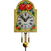 Alexander Taron 5.5" Engstler Battery-Operated Mini Cuckoo Wall Clock with Music and Chimes