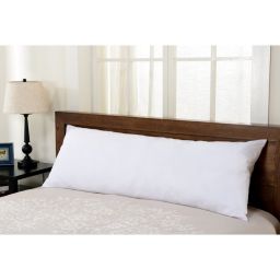 Cheer Collection Hypoallergenic Down Alternative Premium 20 x 54 Side Body Pillow Washable Cover