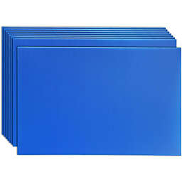 Juvale 8 Pack Blank Yard Signs, Blue Corrugated Plastic Sheets for Garage Sales, Open House (24 x 36 Inches)