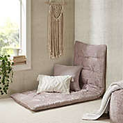 Intelligent Design. 100% Polyester Chenille Long Floor Cushion.