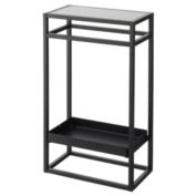 mDesign Modern Narrow Toilet Paper Roll 2-Tier Holder Stand
