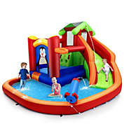 Slickblue Inflatable Slide Bouncer and Water Park Bounce House Without Blower