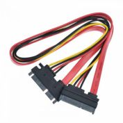 15+7 Pin SATA HDD Extension Cable Male to Female - 19" / 50CM