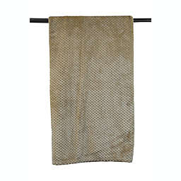 Bone Dry Home Decorative Durable Solid Taupe Pet Blanket Small