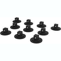Precision Defined Aluminum Tool Socket Holder Replacement Clips, 10-Pack, Spring Loaded Ball Bearing   1/4-Inch, 3/8-Inch, 1/2-Inch Metric or SAE Drive (1/4-Inch Drive)
