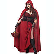 California Costumes Dark Red Riding Hood Plus Size Costume